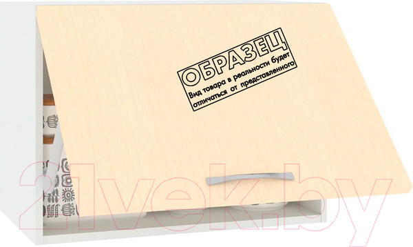 Изображение товара Шкаф под вытяжку Кортекс-мебель Корнелия Экстра ВШГ50-1г-360 (белый)