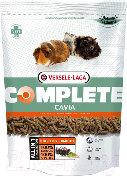 Изображение товара Корм для грызунов Versele-Laga Cavia Complete для морских свинок / 461251 (500г)