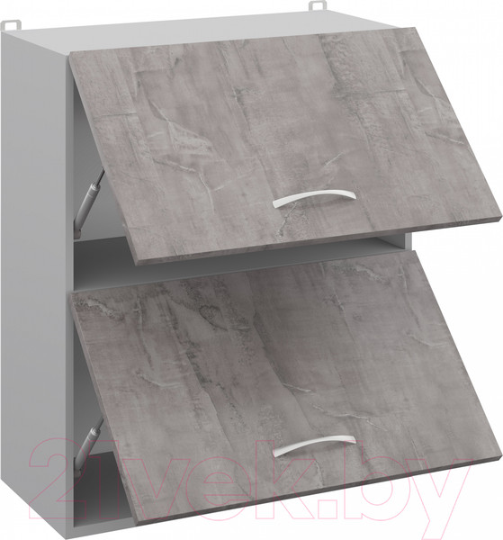 Изображение товара Шкаф навесной для кухни Кортекс-мебель Корнелия Лира ВШ60-2г (оникс)