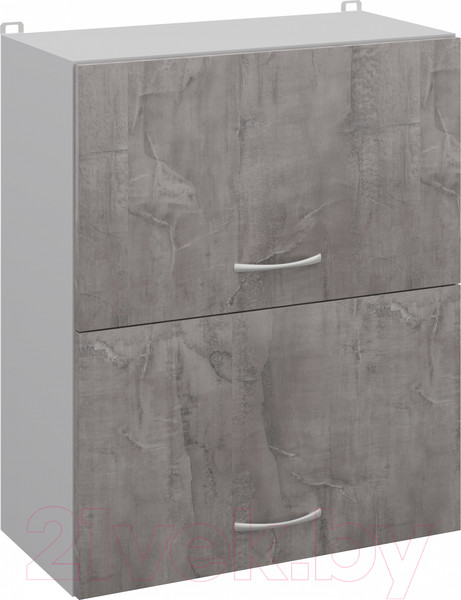 Изображение товара Шкаф навесной для кухни Кортекс-мебель Корнелия Лира ВШ60-2г (оникс)