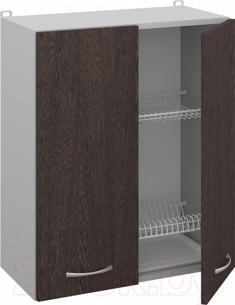 Изображение товара Шкаф навесной для кухни Кортекс-мебель Корнелия Лира ВШ60с (венге)