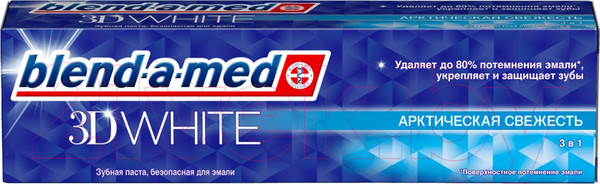 Изображение товара Зубная паста Blend-a-med 3D White арктическая свежесть (100мл)