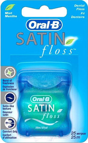 Изображение товара Зубная нить Oral-B Satin Floss (25м)