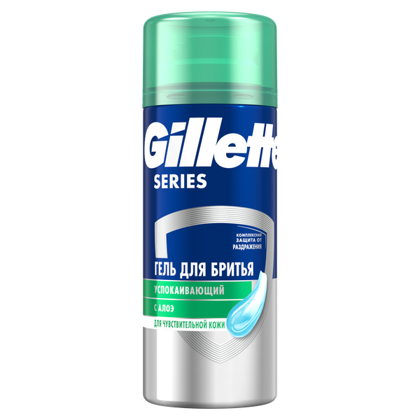 Изображение товара Гель для бритья Gillette TGS Sensitive Skin с алоэ (75мл)