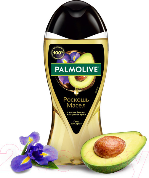 Изображение товара Гель для душа Palmolive Роскошь масел. С маслом авокадо и экстрактом ириса (250мл)