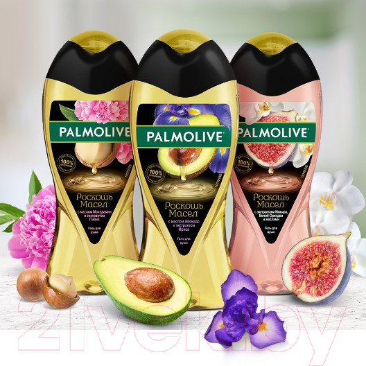 Изображение товара Гель для душа Palmolive Роскошь масел. С экстрактами инжира, белой орхидеи и маслами (250мл)
