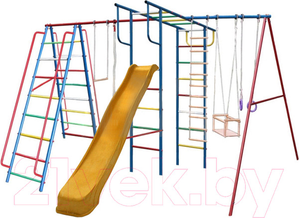 Изображение товара Игровой комплекс Вертикаль А1+П Макси дачный с горкой