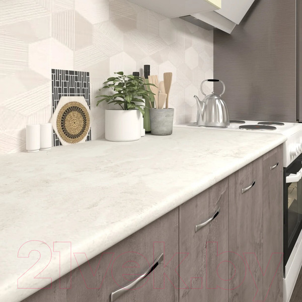 Изображение товара Комплект кухонных модулей Кортекс-мебель Корнелия Экстра 50р1ш2д (дуб сонома/венге/королевский опал)