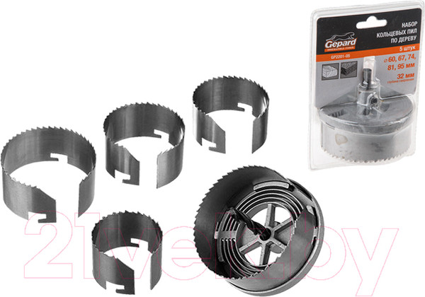 Изображение товара Набор коронок Gepard GP2201-05
