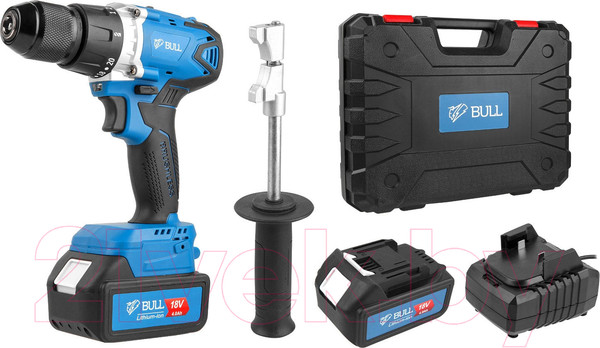 Изображение товара Профессиональная дрель-шуруповерт Bull SR 1802 (04040329)