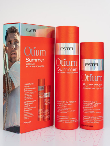 Изображение товара Набор косметики для волос Estel Otium Summer Шампунь 250мл+Бальзам 200мл