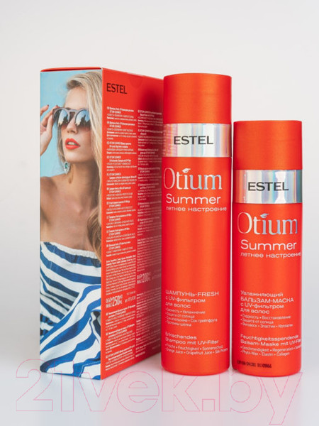 Изображение товара Набор косметики для волос Estel Otium Summer Шампунь 250мл+Бальзам 200мл