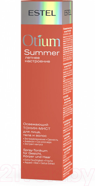 Изображение товара Спрей для тела Estel Otium Summer Освежающий тоник-мист для лица тела и волос (100мл)