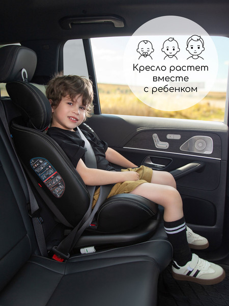 Изображение товара Автокресло Amarobaby Isofix ST-3 / AMARO-2003-Ch (черный)