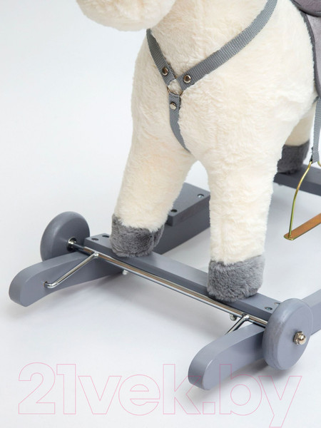 Изображение товара Качалка-каталка Amarobaby Prime Лошадка / AMARO-28P-Be (белый)