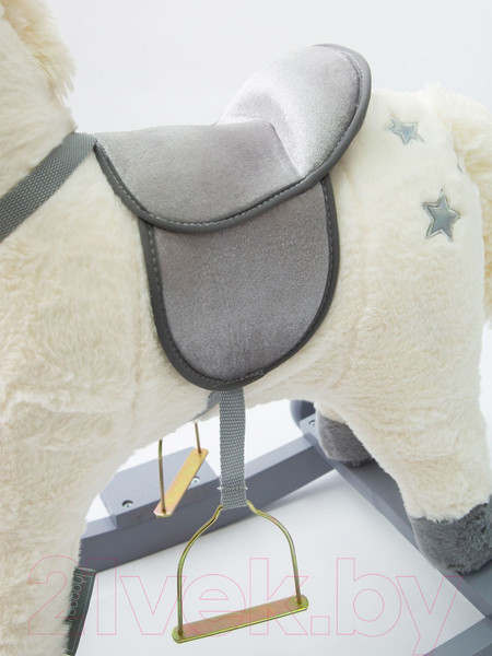 Изображение товара Качалка-каталка Amarobaby Prime Лошадка / AMARO-28P-Be (белый)