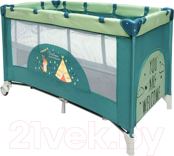 Изображение товара Кровать-манеж Amarobaby Multiform Dream Fox / AMARO-26MDF-Ol (оливковый)