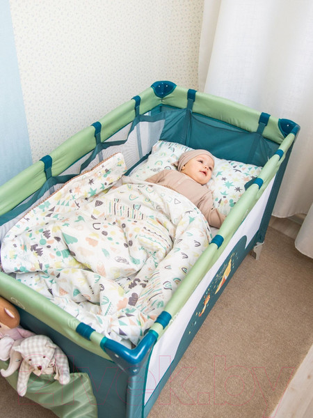 Изображение товара Кровать-манеж Amarobaby Multiform Dream Fox / AMARO-26MDF-Ol (оливковый)