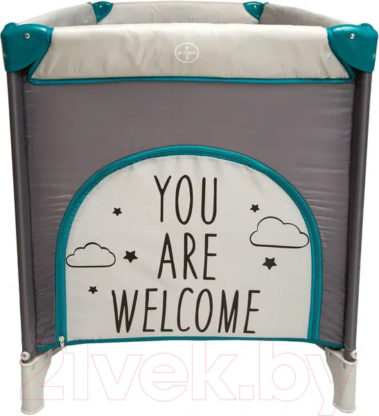 Изображение товара Кровать-манеж Amarobaby Multiform Hello Bear / AMARO-26MHB-Se (серый)