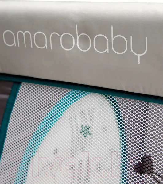 Изображение товара Кровать-манеж Amarobaby Multiform Hello Bear / AMARO-26MHB-Se (серый)