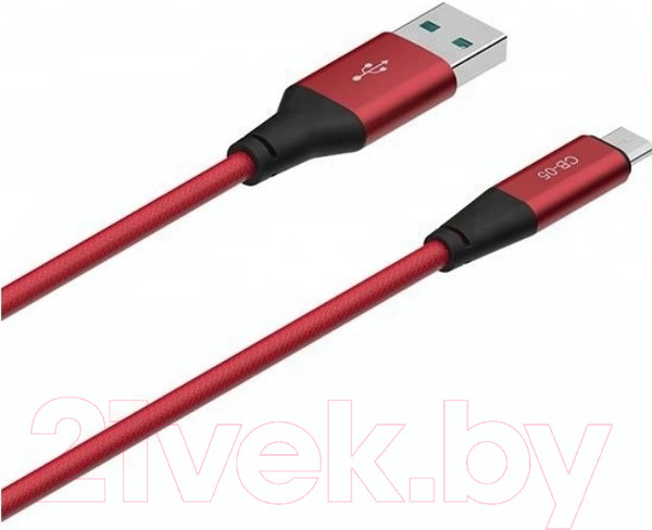 Изображение товара Кабель Celebrat CB-05 MicroUSB (1м, красный)
