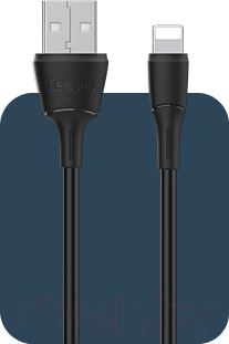 Изображение товара Кабель Celebrat FLY-2 Lightning (1м, черный)