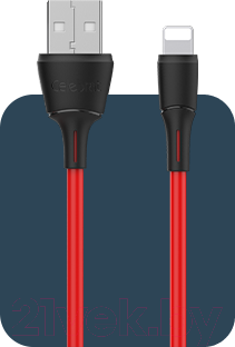 Изображение товара Кабель Celebrat FLY-2 Lightning (1м, красный)