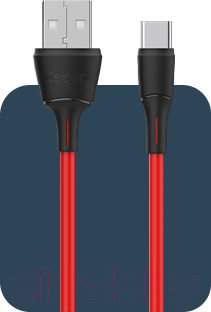 Изображение товара Кабель Celebrat FLY-2 Type-C (1м, красный)