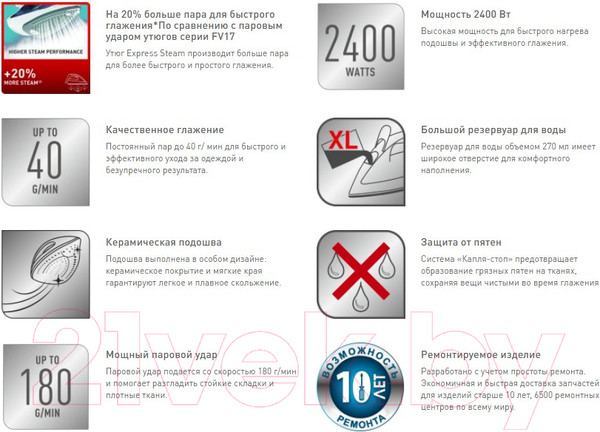 Изображение товара Утюг Tefal FV2838E0