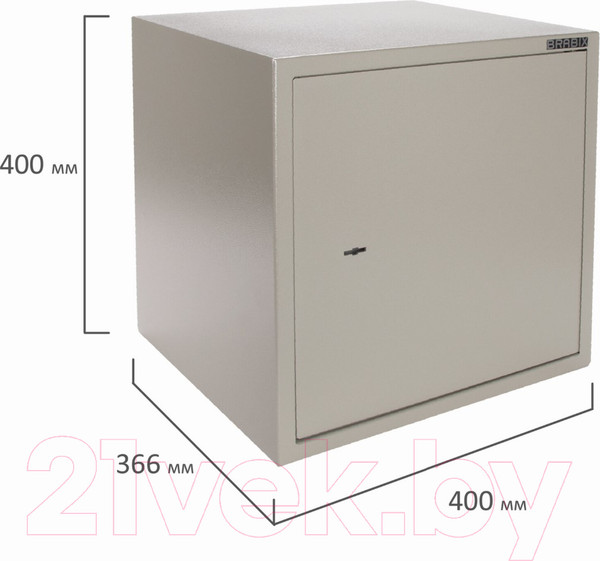 Изображение товара Мебельный сейф Brabix D-40m / 291164