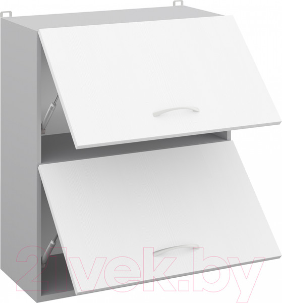 Изображение товара Шкаф навесной для кухни Кортекс-мебель Корнелия Лира ВШ60-2г (белый)