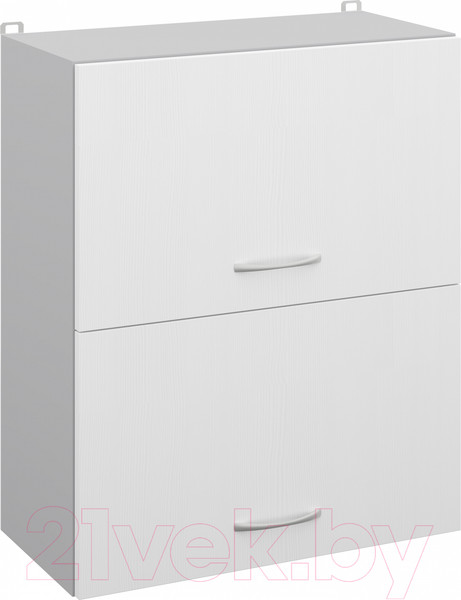 Изображение товара Шкаф навесной для кухни Кортекс-мебель Корнелия Лира ВШ60-2г (белый)