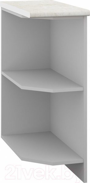 Изображение товара Угловое окончание для кухни Кортекс-мебель Корнелия Лира НШК30р (пепел/королевский опал)