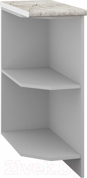 Изображение товара Угловое окончание для кухни Кортекс-мебель Корнелия Лира НШК30р (пепел/марсель)