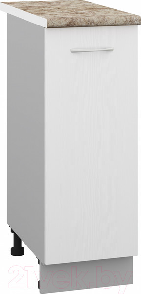 Изображение товара Шкаф-стол кухонный Кортекс-мебель Корнелия Лира НШ30р (белый/мадрид)