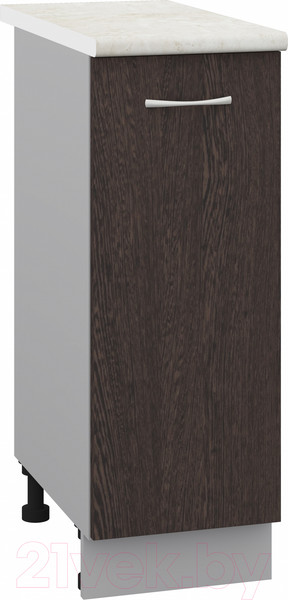 Изображение товара Шкаф-стол кухонный Кортекс-мебель Корнелия Лира НШ30р (венге/королевский опал)