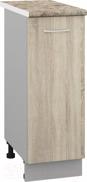 Изображение товара Шкаф-стол кухонный Кортекс-мебель Корнелия Лира НШ30р (дуб сонома/мадрид)