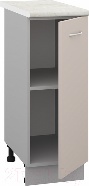 Изображение товара Шкаф-стол кухонный Кортекс-мебель Корнелия Лира НШ30р (капучино/королевский опал)