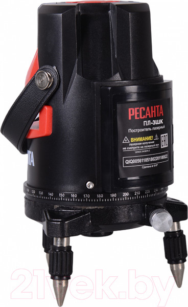 Изображение товара Лазерный нивелир Ресанта ПЛ-3ШК (61/10/525)