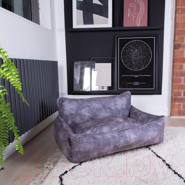 Изображение товара Лежанка для животных Scruffs Kensington / 661747 (экозамша, серый)