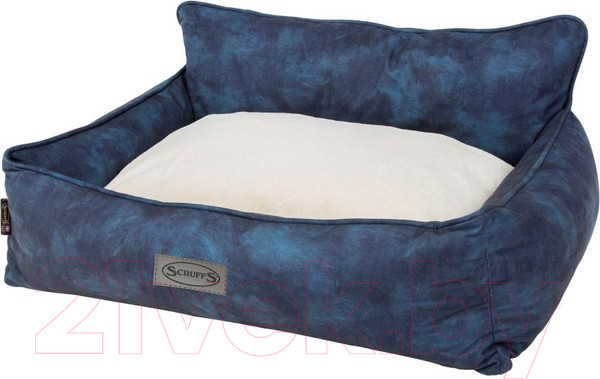 Изображение товара Лежанка для животных Scruffs Kensington / 661792 (экозамша, синий)