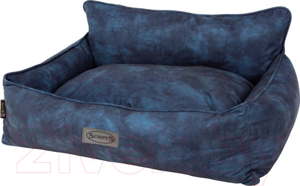 Изображение товара Лежанка для животных Scruffs Kensington / 661792 (экозамша, синий)