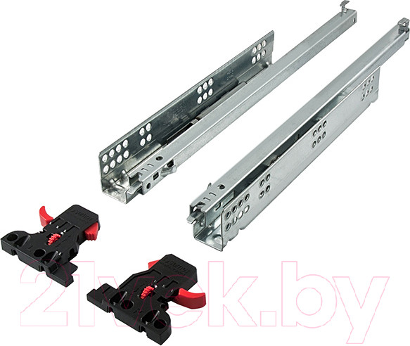 Изображение товара Комплект направляющих мебельных Samet Slidea / 12722324 (частичного выдвижения с доводчиком 400мм)