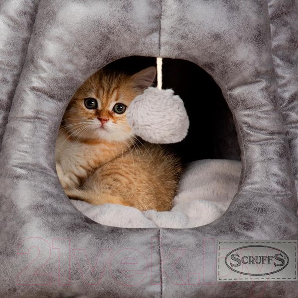 Изображение товара Домик для животных Scruffs Knightsbridge Cat Igloo / 661501 (серый)