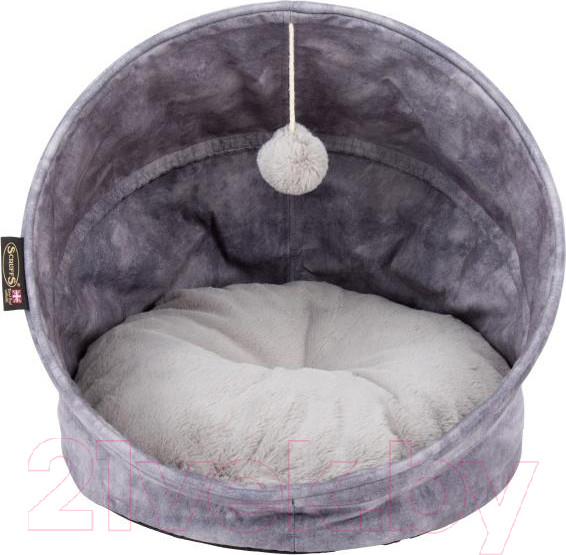 Изображение товара Лежанка для животных Scruffs Kensington Cat Cave / 661754 (серый)