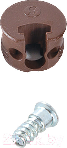 Изображение товара Комплект креплений мебельных Samet Afix / 108601 (10шт, коричневый)