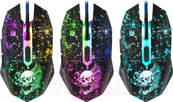 Изображение товара Набор игровых устройств Defender Tor MHP-127 / 52127 (мышь/клавиатура/гарнитура/коврик/колонки)