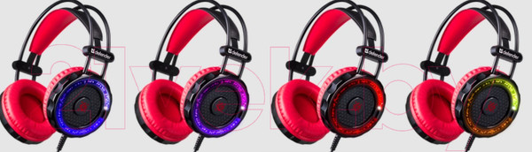 Изображение товара Набор игровых устройств Defender Tor MHP-127 / 52127 (мышь/клавиатура/гарнитура/коврик/колонки)