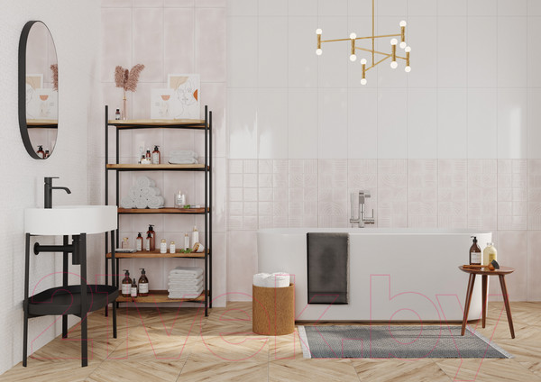 Изображение товара Плитка Gracia Ceramica Sweety Pink Wall 01 (250x600)