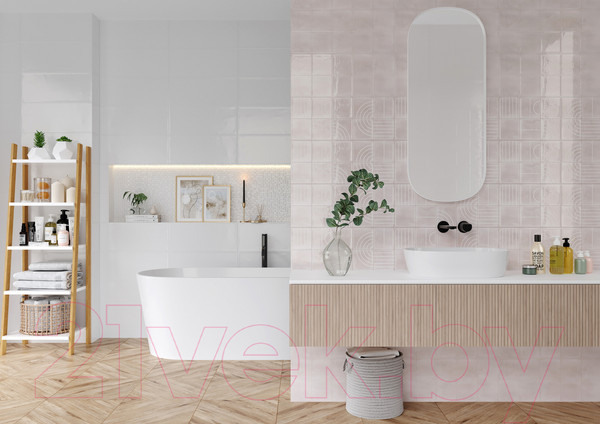 Изображение товара Плитка Gracia Ceramica Sweety White Mosaic Wall 02 (250x600)